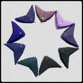 Grace &oslash;repynt &ndash; bl&aring; og lilla toner