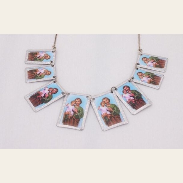 Icon Jewelry - Halskjede "St Josef med barnet"