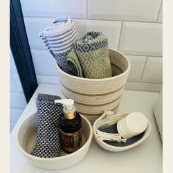 Kurv - 'Petite Essential' Afriscandi Ivory