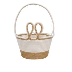 P�skeharekurv med raffia