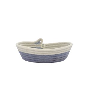 Liten kurv - Petite Oval Blue Grey