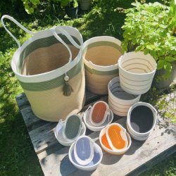 Liten kurv - Petite Oval Olive