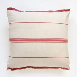 Putetrekk Lisburn Linen - farge Red Stripe