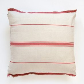 Putetrekk Lisburn Linen - farge Red Stripe