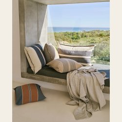 Putetrekk Lisburn Linen - farge Navy