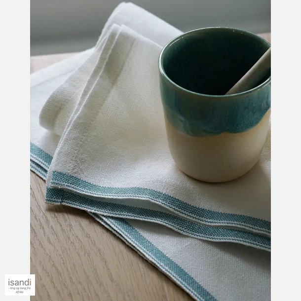 Linserviett - farge Teal