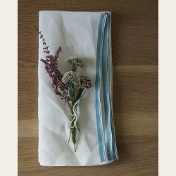 Linserviett - farge Teal