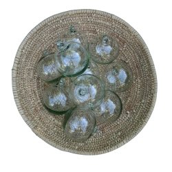 Munnbl�ste glasskuler - 10 stykker