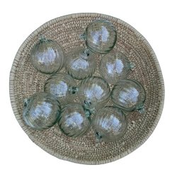 Munnbl�ste glasskuler - 10 stykker