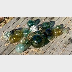 Munnbl�ste glasskuler - 10 stykker