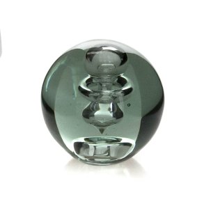 Silver Spiral  - munnbl�st glasskule