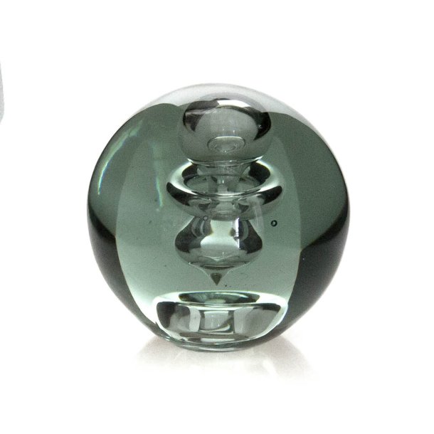 Silver Spiral  - munnbl�st glasskule