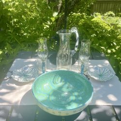 Glassmugge Sebra