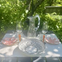 Glassmugge Sebra