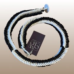Halskjede Stripey Black