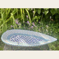 Leaf Platter - Blues