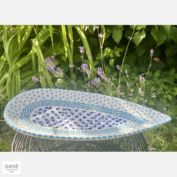 Leaf Platter - Blues