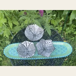 Ramekin Solrose Sort&Hvit