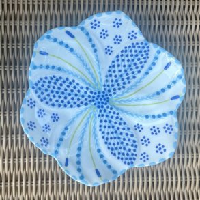 Tapas-tallerken Tulipan Lys Bl�