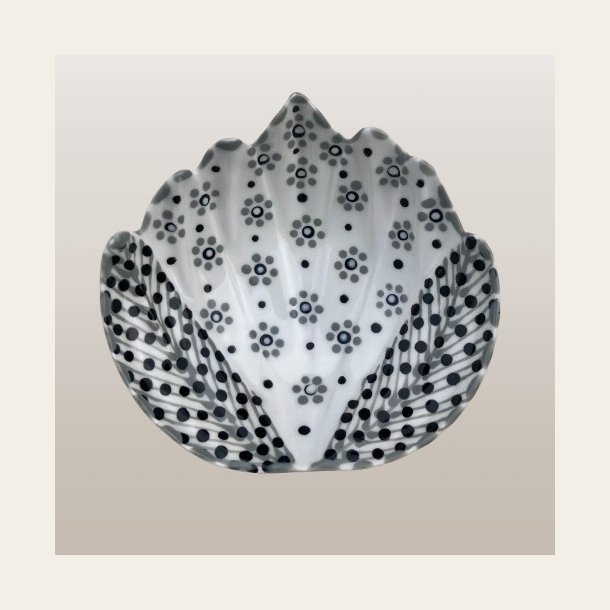 Ramekin Gladiol Sort&Hvit
