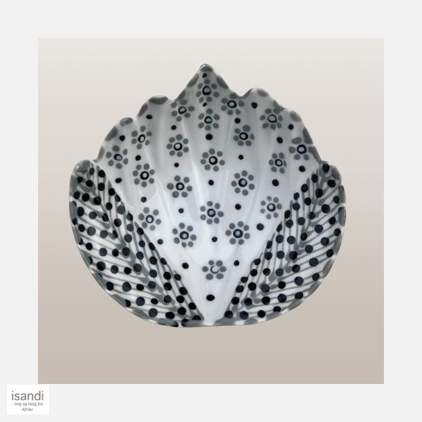 Ramekin Gladiol Sort&Hvit