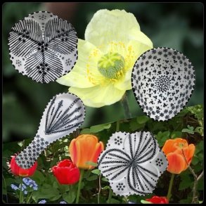 Sm&aring; boller og tallerkner