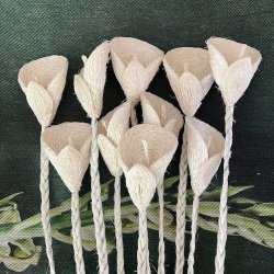 Arun-liljer i sisal - 10 stk